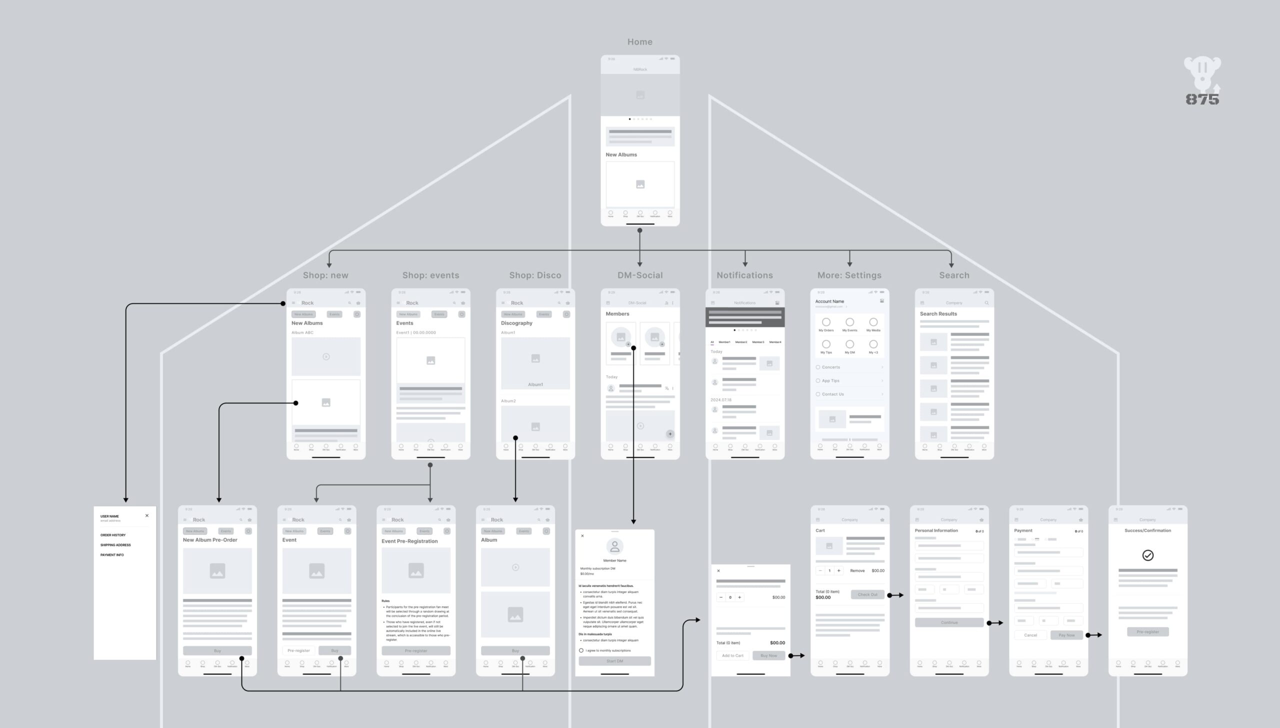 NBROCK wireframe_portfolio